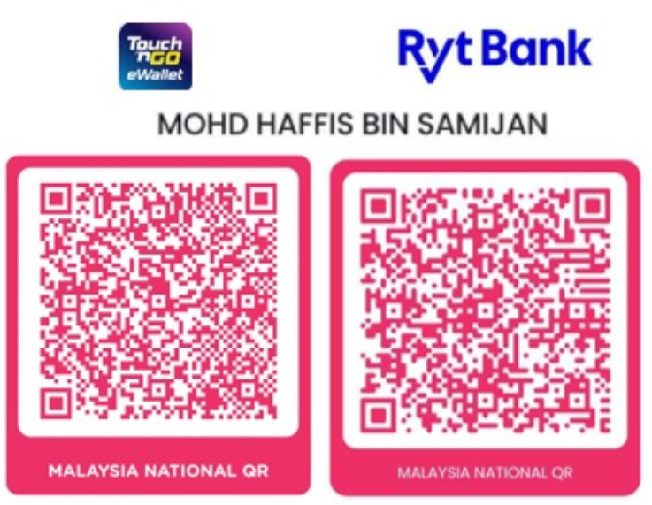 Kod QR pembayaran Touch ’n Go eWallet / Ryt Bank — MOHD HAFFIS BIN SAMIJAN